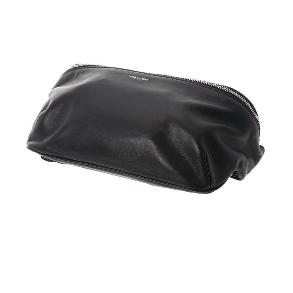 SAINT LAURENT City Belt Bag Black Leather Body - Picture 4 of 11
